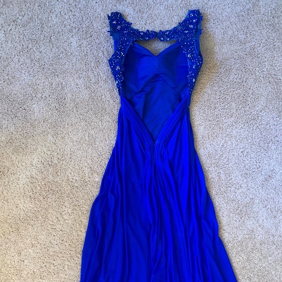 Blue Prom Dress - Picture 3 of 4